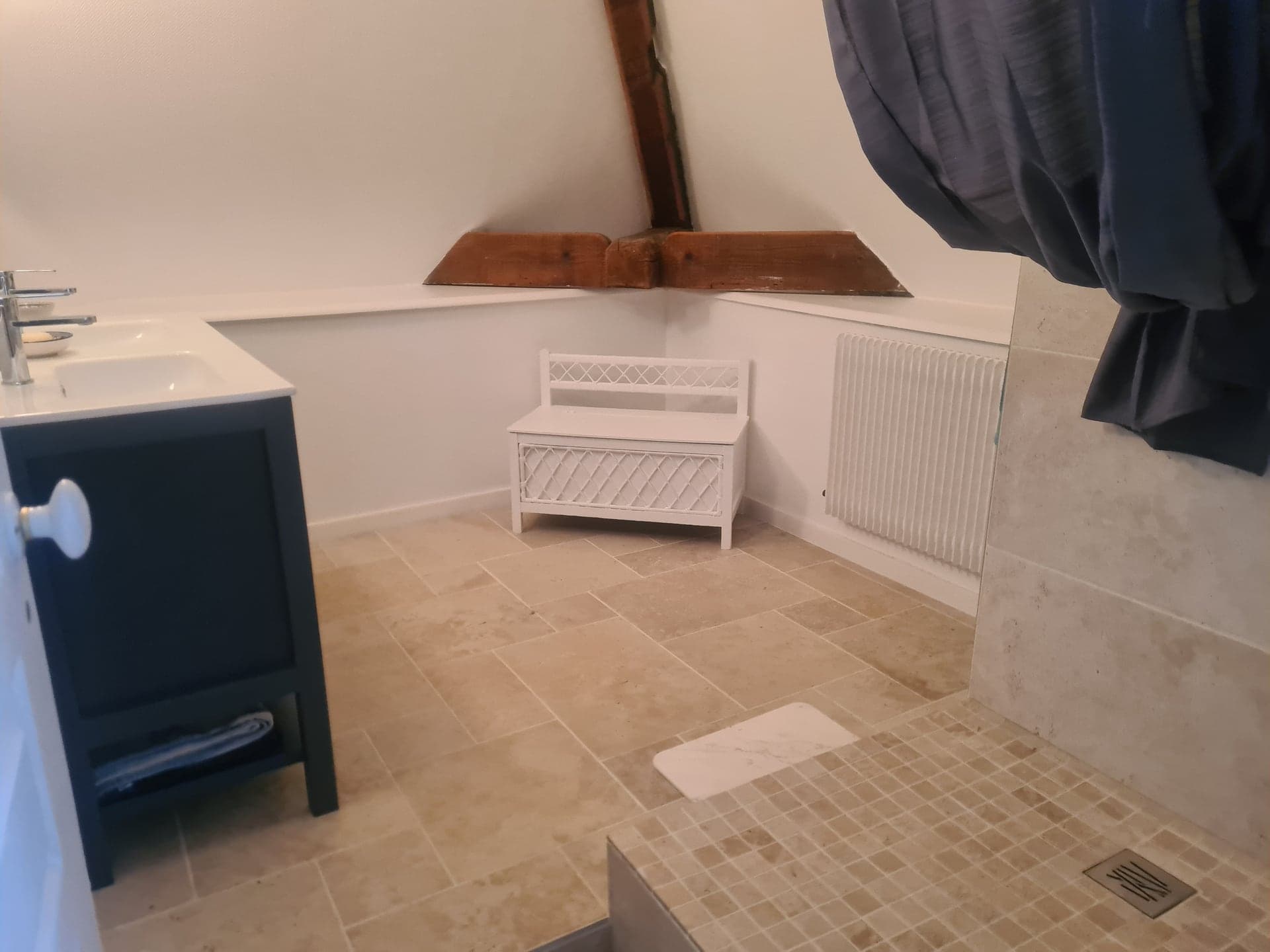 Création d'une salle de bain avec douche italienne